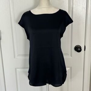 Banana Republic Women’s Midnight Blue Women's Short Cap Sleeve Top Size XS